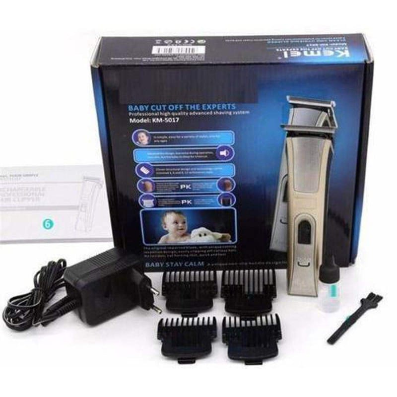 Picture of Kemei KM-5017 Rechargeable Professional Hair Trimmer For Men, Women and Children -SILVER 