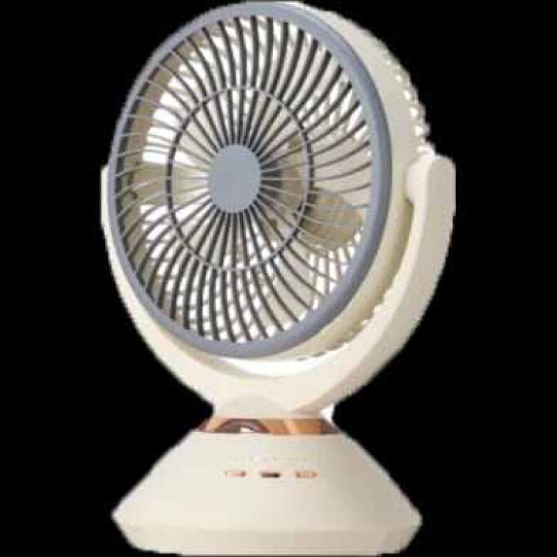Picture of JY Super JY-2571 Professional 6 Battery Rechargeable Portable Table Fan Grey