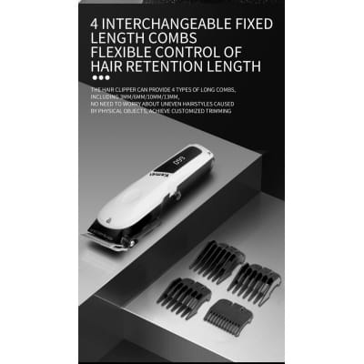 Picture of Kemei KM-807 Professional Hair Clipper and Beard Trimmer Salon Series for Men White