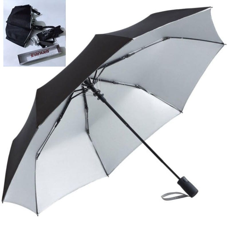 Picture of Sankars World Class Auto Open Umbrella (8 Sik) Black - Umbrella