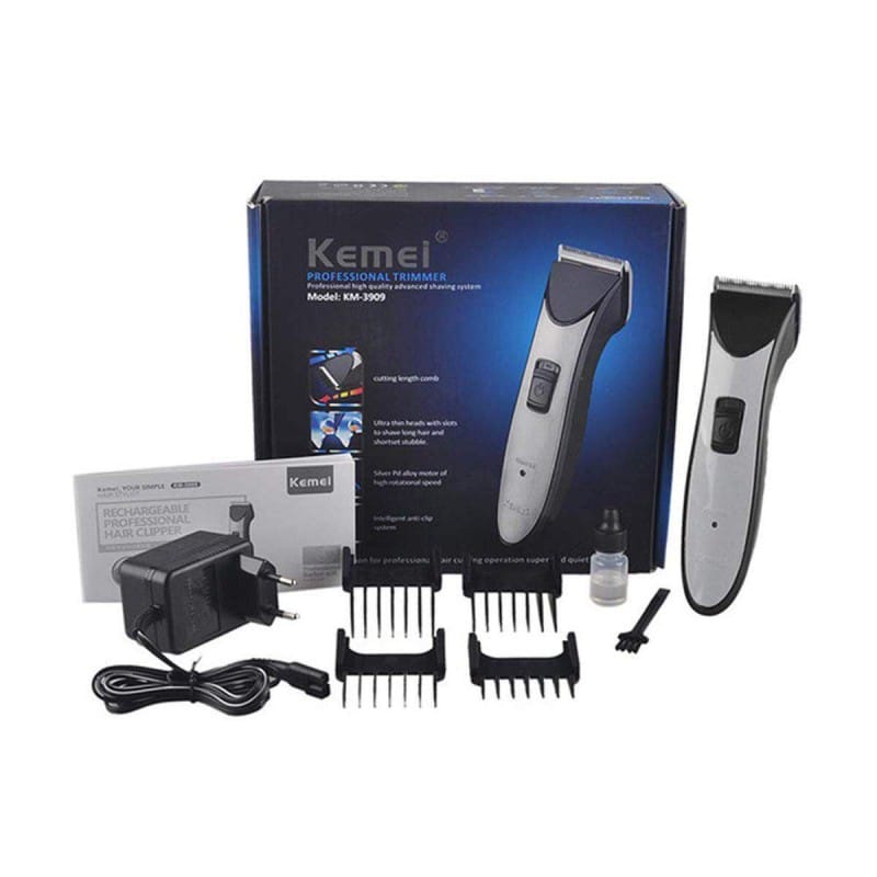 Picture of Kemei KM 3909 Rechargeable Adult and Children Hair Clippers Silver