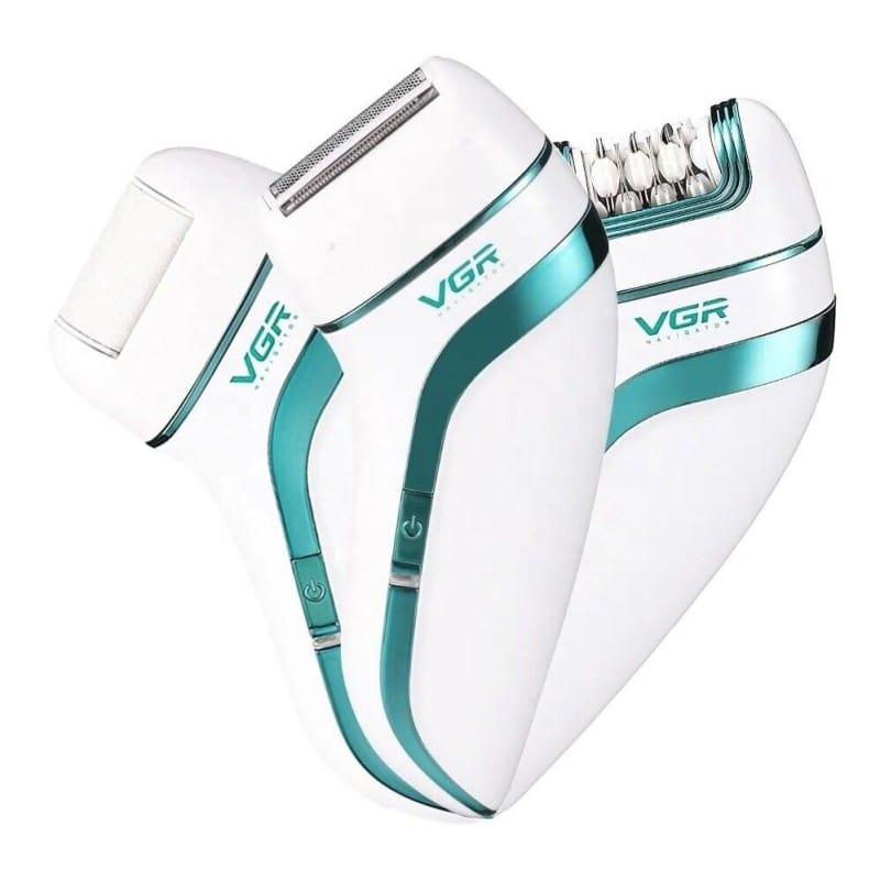 Picture of Vgr V-731 Electric 3 In1 New Epilator Needle Hair Removal Lady Women Body Leg Shaver Womens Cordless Lady Shaver Multicolor