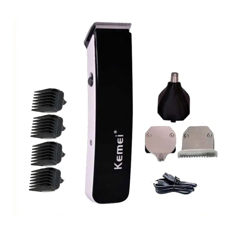 Picture of Kemei KM- 3580 Rechargeable Professional Grooming Kit - Black - Trimmer