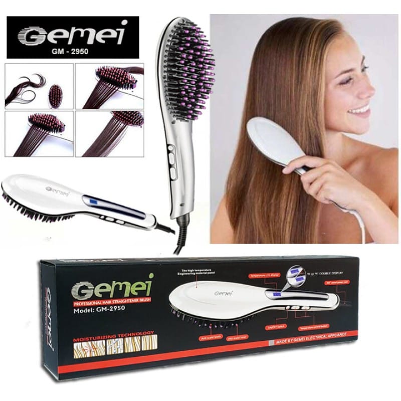 Picture of GEMEI  Professional   Hair straightner brush GM –  2950 Multicolor