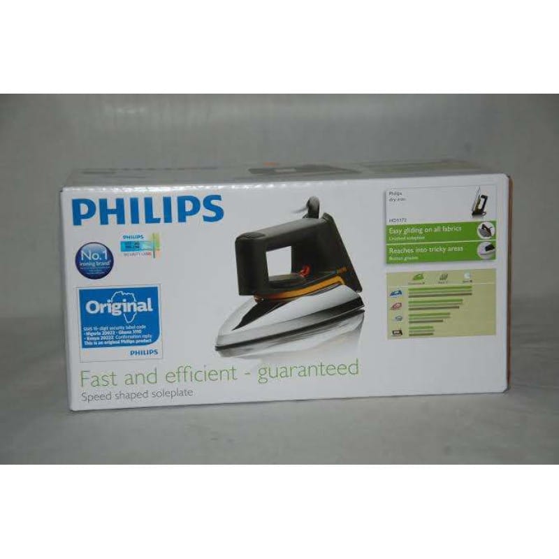 Picture of Philips HD1172/00 Lightweight Compact Classic Dry Iron Multicolor