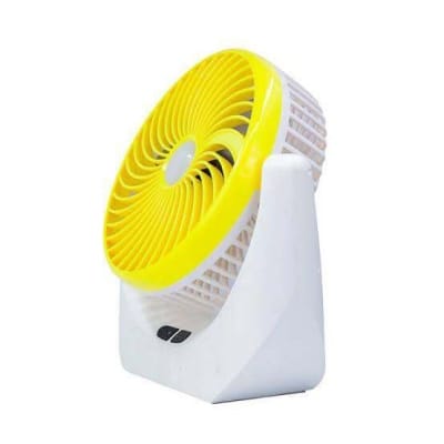 Picture of JY SUPER 1880 (RECHARGEABLE PORTABLE USB FAN) With LED Light, 2400mAh Battery 3 Blade Table Fan 