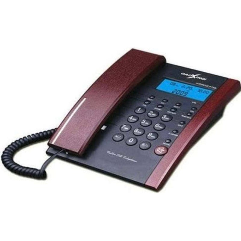 Picture of Gaoxinqi HCD 39953C Land Line Telephone - Black And Maroon
