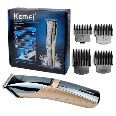 Picture of kemei Km-5018 Professional Washable  Rechargeable Hair Clipper Electric Shaver Beard Trimmer Men 