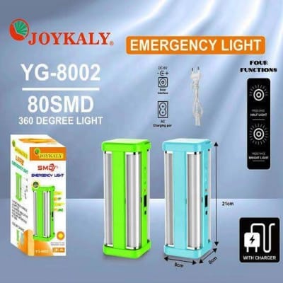 Picture of JOYKALY YG-8002S Rechargeable Solar Charging Dual Mode 4 LED Bulb Portable Flashlight / Lamp Multicolor