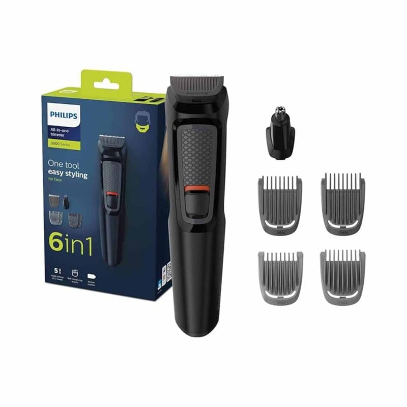 Picture of Philips Multigroom Trimmer (MG3710), 6-in-1, Face Black