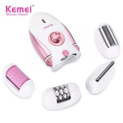 Picture of Kemei KM-2530 Rechargeable Epilator & Shaver 4 in 1 Beauty For Women Multicolor