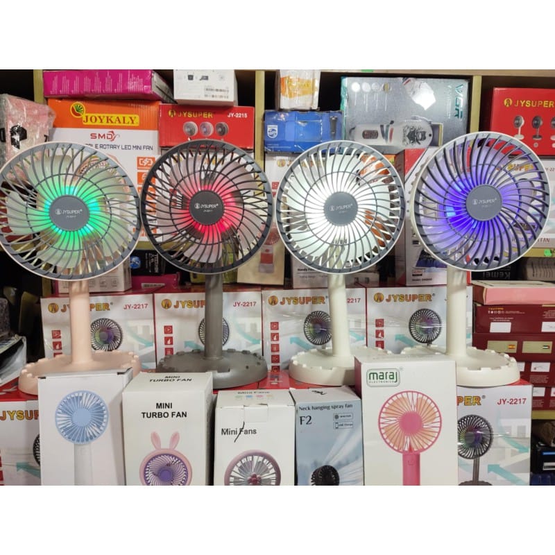 Picture of JYSUPER JY-2217 Rechercheable AC DC Fan  4000Ah Lithium battery