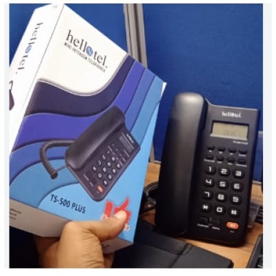 Picture of Hellotel TS-500 PLUS Telephone Set / Intercom Telephone Set Black