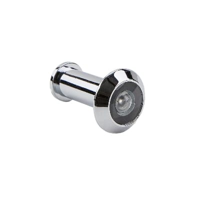 Picture of 220 Degree Wide Viewing Angle Door Viewer Privacy Cover Security Door Eye Viewer-Silver