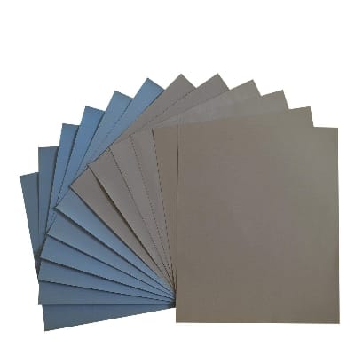 Picture of Applied Wet Dry Sandpaper 60 Grit Abrasive Waterproof Sanding Sander Paper Sheets-Black