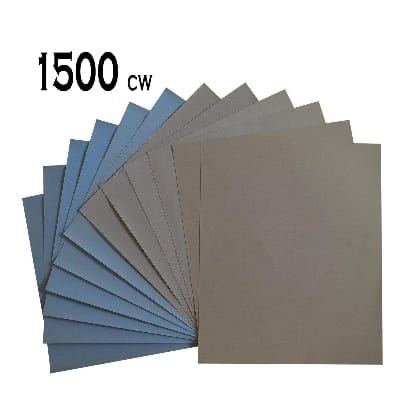 Picture of Applied Wet Dry Sandpaper 1500 Grit Abrasive Waterproof Sanding Sander Paper Sheets 2 pis-Black