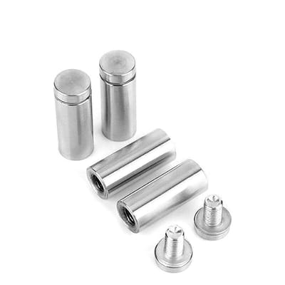 Picture of 4 Pis 2Inch long Stainless Steel Advertising Bolts Glass Standoffs Fixing Mount-2in