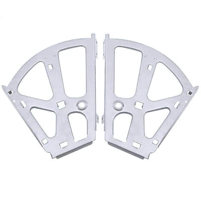 Picture of 1set/2Pcs 2 layer Shoes Cabinet Hinges Stainless Steel Turning Rack Replacement Fittings for Drawer Furniture Hinge Shoes Cabinet Flips-2Layer