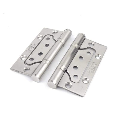 Picture of 4 inch 2pics roller bearing stainless steel butterfly hinge for door-Silver