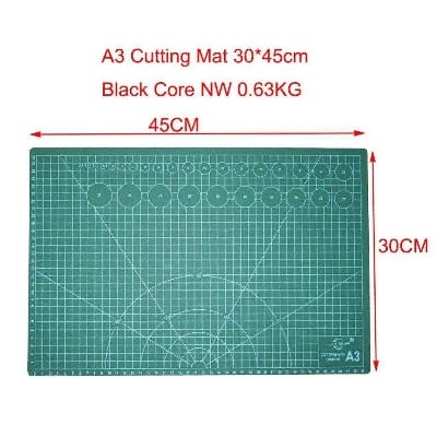 Picture of A3 Professional Double Sided Cutting Mat 45 x 30 cm-Green