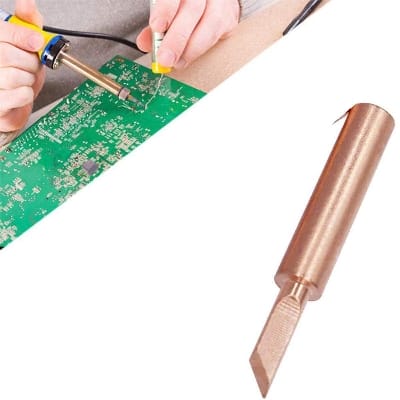 Picture of 1pics Copper Soldering Iron Tips Solder Tips for Soldering Station-Gold