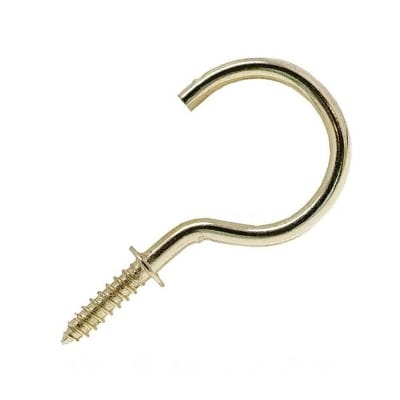 Picture of 10 PCS Screw-in Hanging Ceiling Hooks [1.5 Inch]-Gold