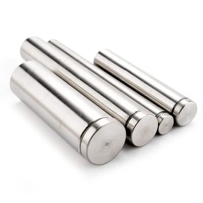 Picture of 4pcs 5inch long Glass Fasteners Diameter 25mm Stainless Steel glass/ Acrylic Advertisement Standoffs Pin Nails Billboard Fixing Screws Hardware-5inch