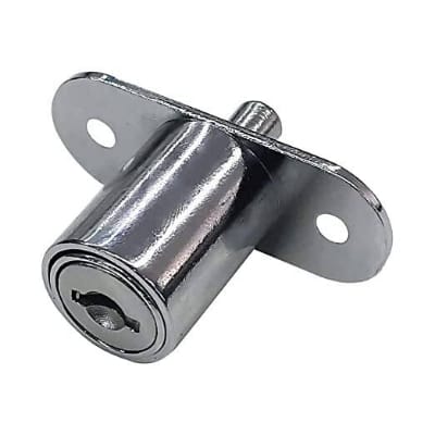 Picture of PUSH BUTTON FURNITURE LOCK- 1pcs-Silver
