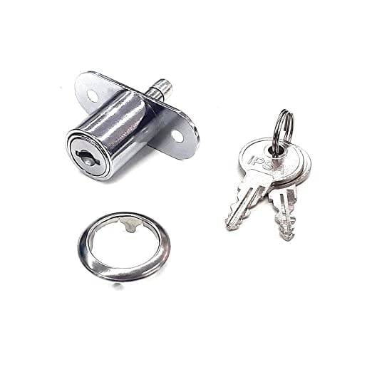 Picture of PUSH BUTTON FURNITURE LOCK- 1pcs-Silver
