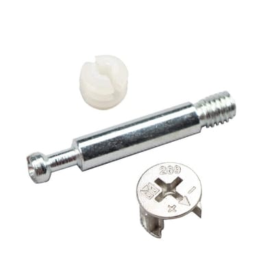 Picture of 10set cam lock screw-White