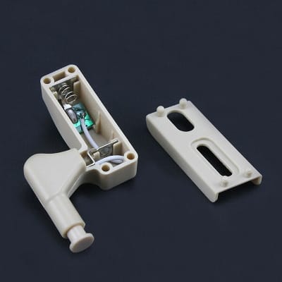 Picture of 1pcs Hinge LED Sensor Lights Under Cabinet Lights Inner Door Hinge LED Light Closet Cupboard Wardrobe Night Lights Warm White-White