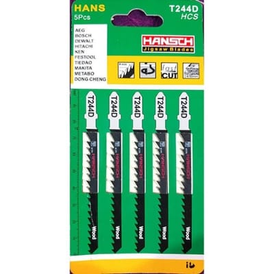 Picture of Hansch Sharp long culling T244D Jigsaw blade (5Pcs)-Silver