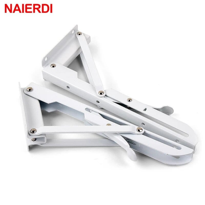 Picture of 14"(2ps=set)Adjustable Triangle Foldable Support Bracket-MHN-Silver