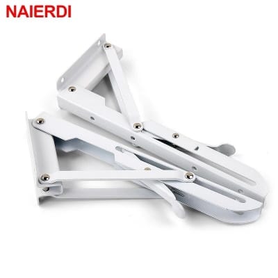Picture of 14"(2ps=set)Adjustable Triangle Foldable Support Bracket-MHN-Silver