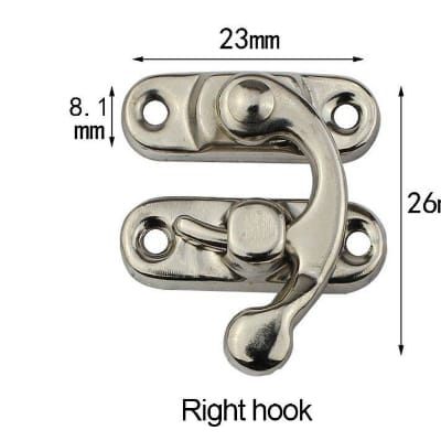 Picture of 4PCS Gift Concealed Buckle Packaging Box Protective Shell Accessories Antique Buckle-Silver