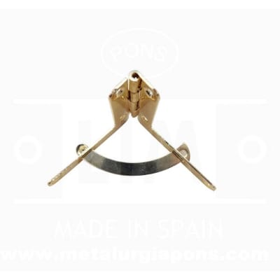 Picture of Open Limited Hinge For Small Wooden Boxes - 2pcs-Gold