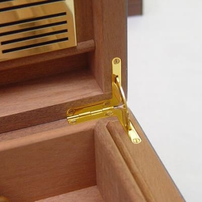 Picture of Open Limited Hinge For Small Wooden Boxes - 2pcs-Gold