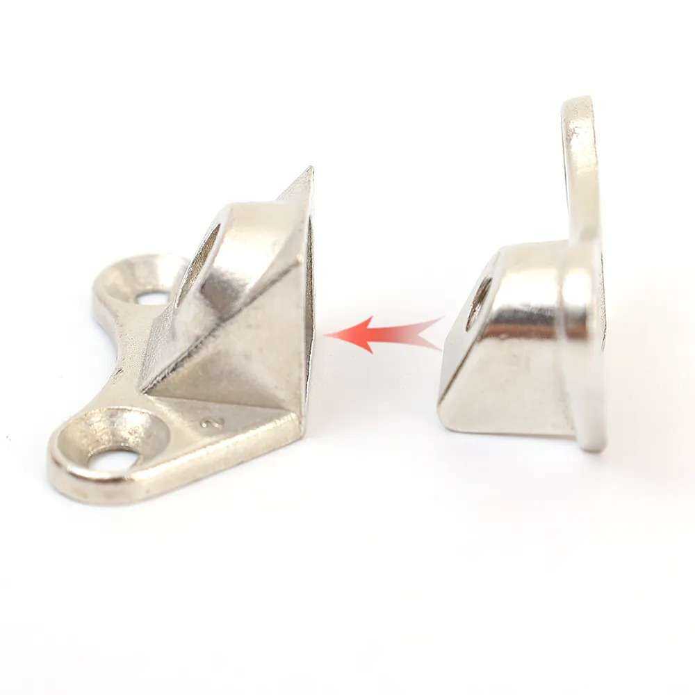 Picture of 2pcs Alloy Corner Brackets  Butterfly Support Connector Removable Fasteners Corner Code Right Angle Bracket-Silver