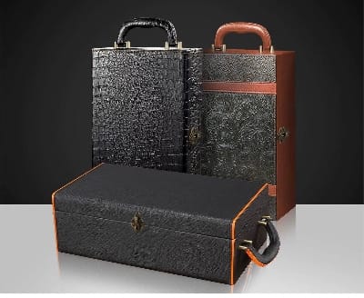 Picture of 2SET Jewelry Chest Gift Wine Wooden Box Case Toggle Latch Suitcase Hasp Hook Clasp Can Hold Lock Lockable with screws-Silver