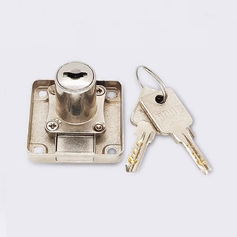 Picture of 1 pcs Drawer Lock HABBY duty compurt key protex brand-Silver