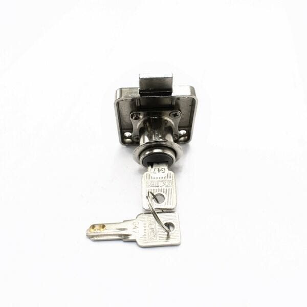 Picture of 1 pcs Drawer Lock HABBY duty compurt key protex brand-Silver
