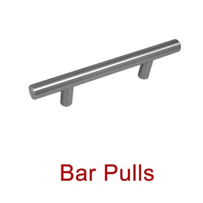 Picture of 2pcs 4inch T Bar Kitchen Cabinet Door Handles Brushed Stainless Steel Door Drawer Pull Knob-Silver
