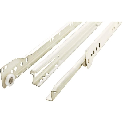 Picture of 16 Inch two part white Bottom Mount Drawer Slide- 1set-16inch