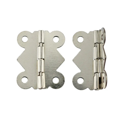 Picture of 4 pcs Silver Butterfly Door Hinges Cabinet Drawer Jewellery Box Hinge-Silver
