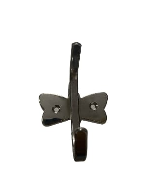 Picture of 1pcs Double head coat hook, hanger stainless steel-Silver