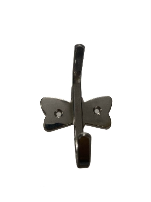 Picture of 2 pcs Double head coat hook, hanger stainless steel-Silver