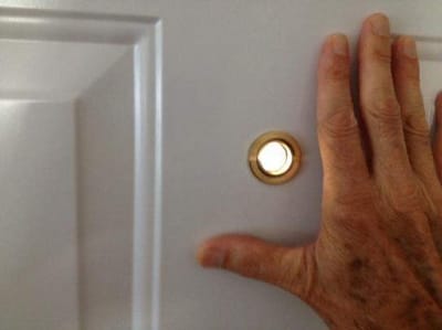 Picture of 1pcs Door Viewer, 160 Deg, 12mm Dia, 35 to 57mm thickness-Antique