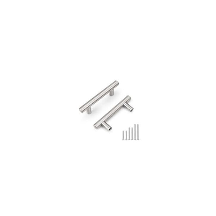 Picture of 2pcs 6 inch T Bar Kitchen Cabinet Door Handles Brushed Stainless Steel Door Drawer Pull Knob-Silver