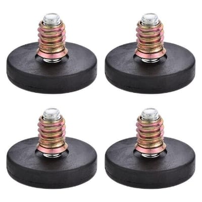 Picture of 50 pcs M6x13mm Threaded Inserts for Wood Hex Socket Drive Furniture Screw-in Nut-Golden
