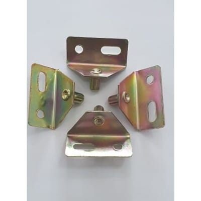 Picture of 4pcs Zink plate steel pivot axis has a pivot pin.-Gold